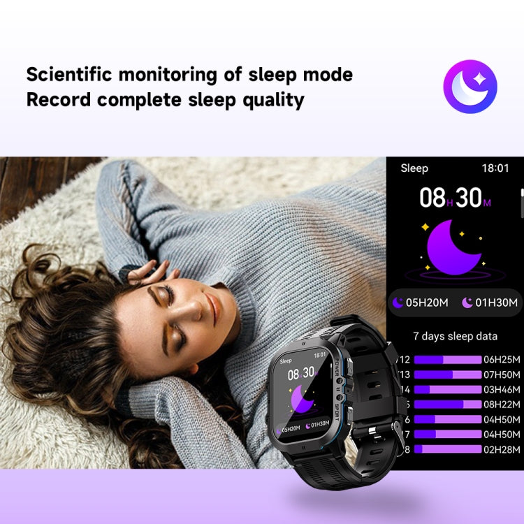 LEMFO C26 1.96 inch Sport Smart Watch, Support Bluetooth Call / Message Notification / Heart Rate / Blood Pressure Health Monitor(Blue) - free shipping - PMC Jewellery - Order now!