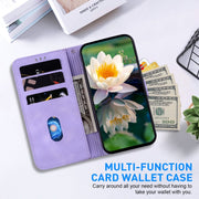 For Tecno Spark G0 2024 / Spark 20 Lotus Embossed Leather Phone Case(Purple)