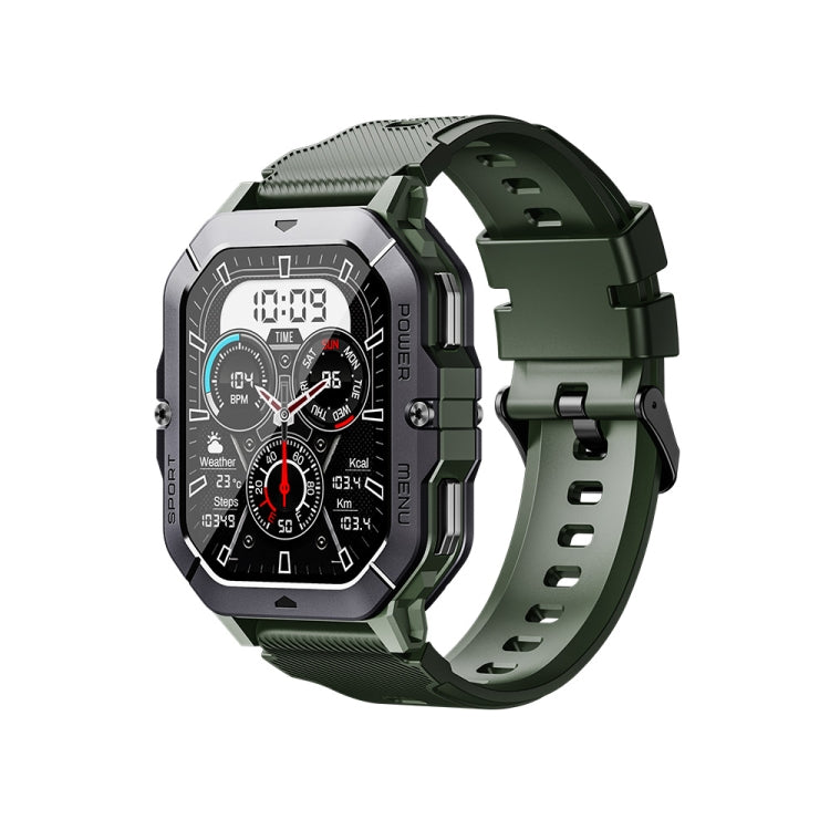 LEMFO C28 2.02 inch Sport Smart Watch, Support Bluetooth Call / Sleep / Blood Oxygen / Heart Rate / Blood Pressure Health Monitor(Green) - free shipping - PMC Jewellery - Order now!