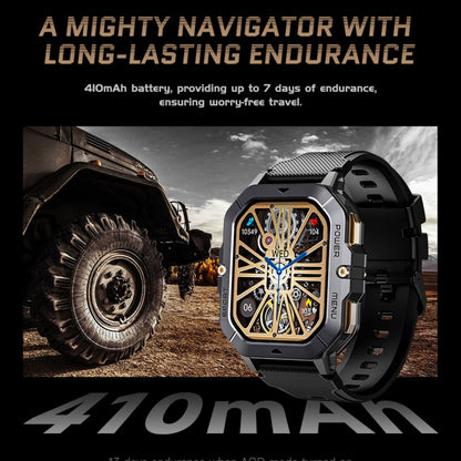 LEMFO C28 2.02 inch Sport Smart Watch, Support Bluetooth Call / Sleep / Blood Oxygen / Heart Rate / Blood Pressure Health Monitor(Black) - free shipping - PMC Jewellery - Order now!