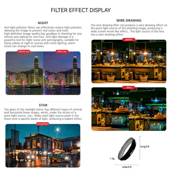 For Insta360 GO 3S JUNESTAR Camera Lens Filter, Filter:ND64