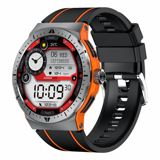 LEMFO HK52 1.43 inch BT5.3 IP68 Sport Smart Watch, Support Bluetooth Call / Message Notification / Heart Rate / Blood Pressure Health Monitor(Orange) - free shipping - PMC Jewellery - Order now!
