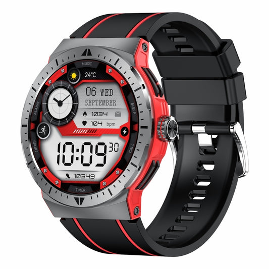 LEMFO HK52 1.43 inch BT5.3 IP68 Sport Smart Watch, Support Bluetooth Call / Message Notification / Heart Rate / Blood Pressure Health Monitor(Red) - free shipping - PMC Jewellery - Order now!