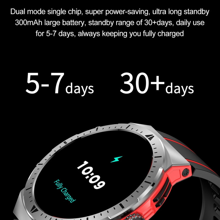 LEMFO HK52 1.43 inch BT5.3 IP68 Sport Smart Watch, Support Bluetooth Call / Message Notification / Heart Rate / Blood Pressure Health Monitor(Red) - free shipping - PMC TechLife - Order now!