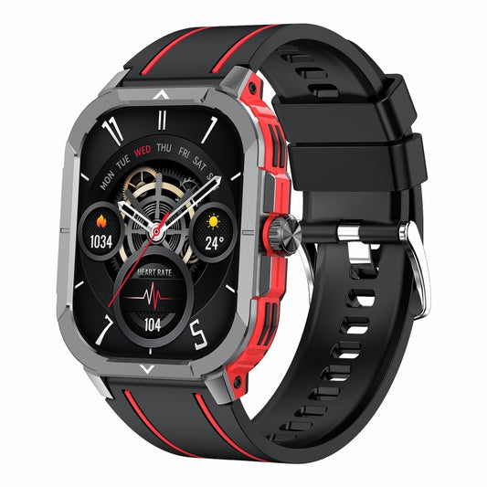 LEMFO HK56 2.06 inch BT5.3 IP68 Sport Smart Watch, Support Bluetooth Call / Message Notification / Heart Rate / Blood Pressure Health Monitor(Red) - free shipping - PMC Jewellery - Order now!
