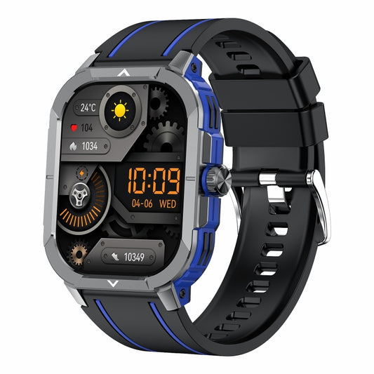 LEMFO HK56 2.06 inch BT5.3 IP68 Sport Smart Watch, Support Bluetooth Call / Message Notification / Heart Rate / Blood Pressure Health Monitor(Blue) - free shipping - PMC Jewellery - Order now!