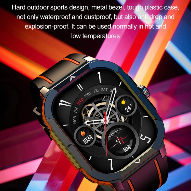 LEMFO HK56 2.06 inch BT5.3 IP68 Sport Smart Watch, Support Bluetooth Call / Message Notification / Heart Rate / Blood Pressure Health Monitor(Blue) - free shipping - PMC TechLife - Order now!