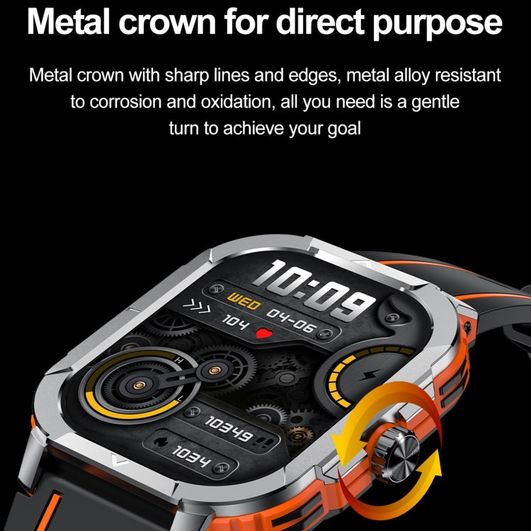 LEMFO HK56 2.06 inch BT5.3 IP68 Sport Smart Watch, Support Bluetooth Call / Message Notification / Heart Rate / Blood Pressure Health Monitor(Blue) - free shipping - PMC TechLife - Order now!