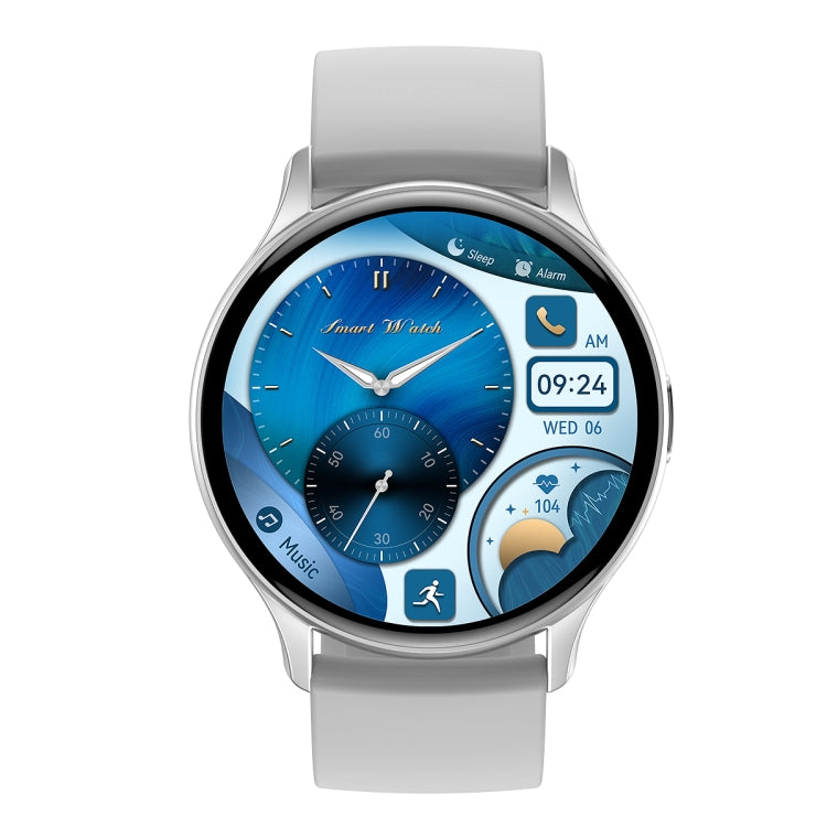 LEMFO HK89 1.43 inch BT5.0 IP67 Sport Smart Watch, Support Bluetooth Call / Message Notification / Heart Rate / Blood Pressure Health Monitor(Silver)