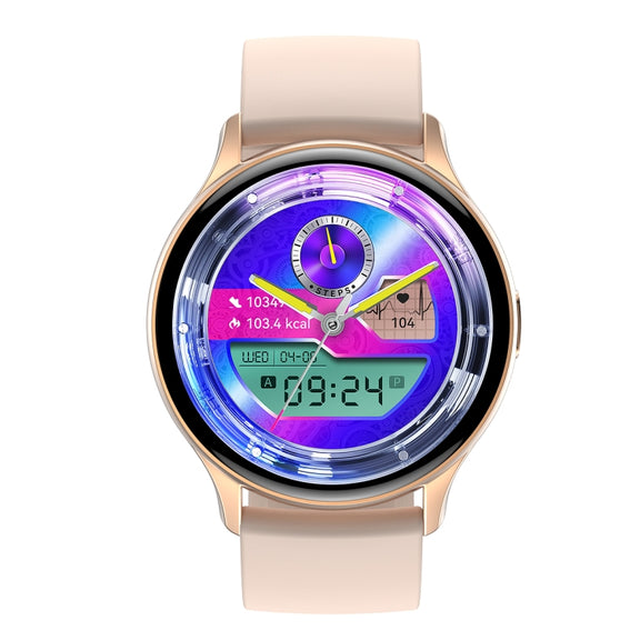 LEMFO HK89 1.43 inch BT5.0 IP67 Sport Smart Watch, Support Bluetooth Call / Message Notification / Heart Rate / Blood Pressure Health Monitor(Gold)