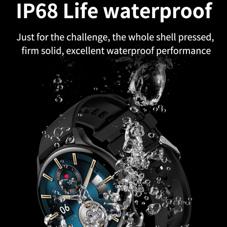 LEMFO HK89 1.43 inch BT5.0 IP67 Sport Smart Watch, Support Bluetooth Call / Message Notification / Heart Rate / Blood Pressure Health Monitor(Gold)