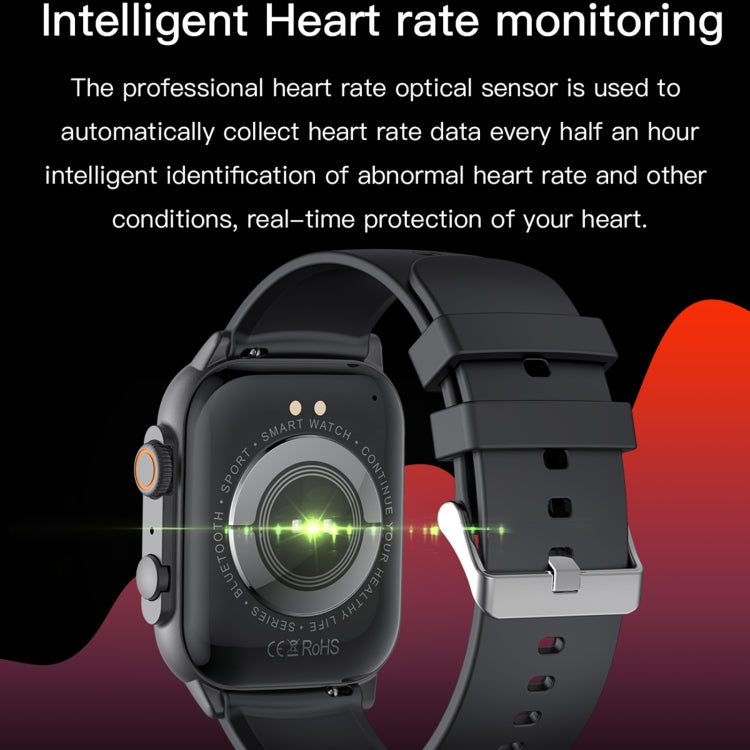 LEMFO HK95 1.952 inch BT5.0 IP68 Sport Smart Watch, Support Bluetooth Call / Sleep / Blood Oxygen / Heart Rate / Blood Pressure Health Monitor(Black) - Smart Watches by LEMFO | Online Shopping South Africa | PMC TechLife | Buy Now Pay Later Mobicred