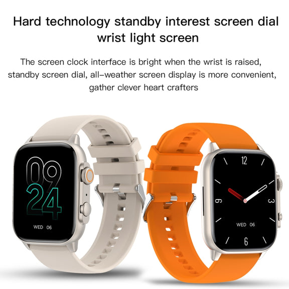 LEMFO HK95 1.952 inch BT5.0 IP68 Sport Smart Watch, Support Bluetooth Call / Sleep / Blood Oxygen / Heart Rate / Blood Pressure Health Monitor(Black)