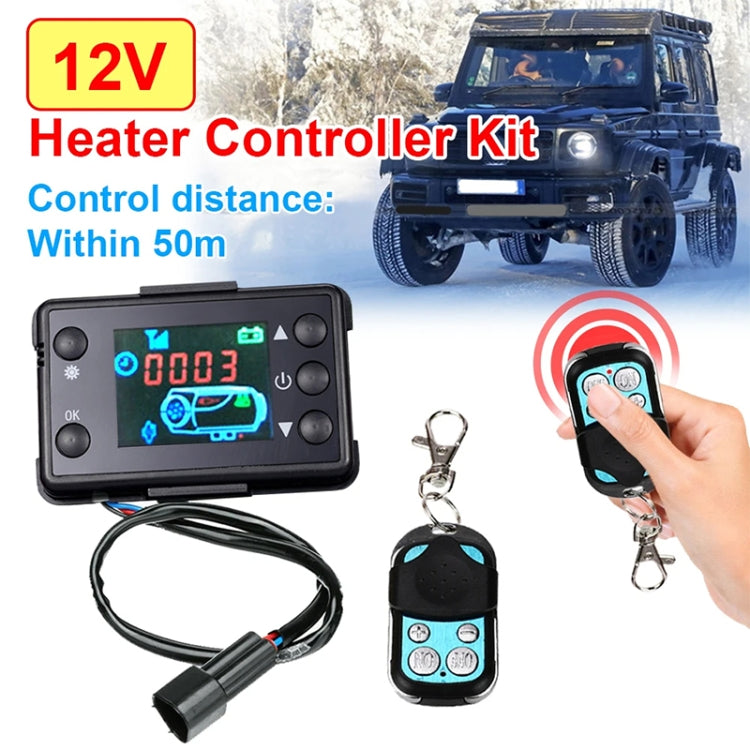 Car 12V / 24V Parking Heater LCD Monitor Switch with Remote Controller(Black) - Engine Fittings by PMC TechLife | Online Shopping South Africa | PMC TechLife | Buy Now Pay Later Mobicred