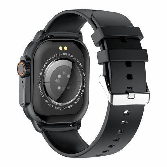 HK96S 2.06 inch BT5.3 IP68 Sport Smart Watch, Support Bluetooth Call / Sleep / Blood Oxygen / Heart Rate / Blood Pressure Health Monitor(Black)