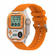 HK96S 2.06 inch BT5.3 IP68 Sport Smart Watch, Support Bluetooth Call / Sleep / Blood Oxygen / Heart Rate / Blood Pressure Health Monitor(Orange)