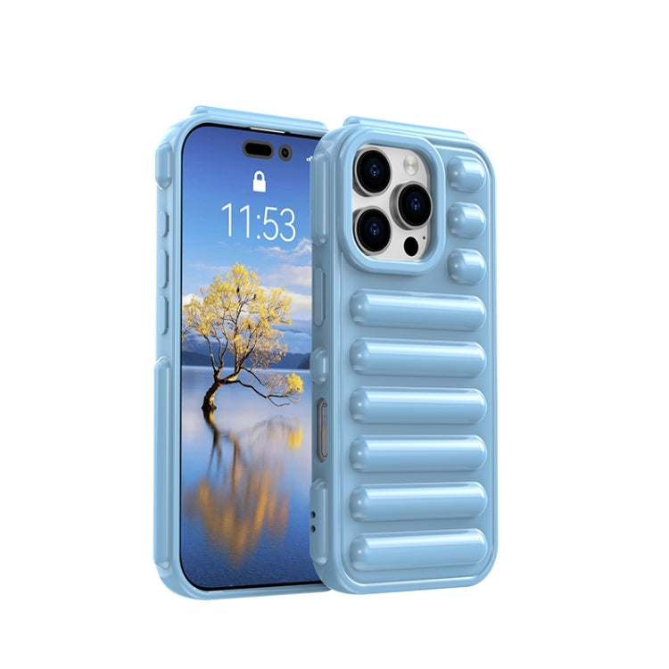 For iPhone 16 Pro Capsule Series Candy Color TPU Phone Case(Blue) - iPhone 16 Pro Cases by PMC TechLife | Online Shopping South Africa | PMC TechLife | Buy Now Pay Later Mobicred