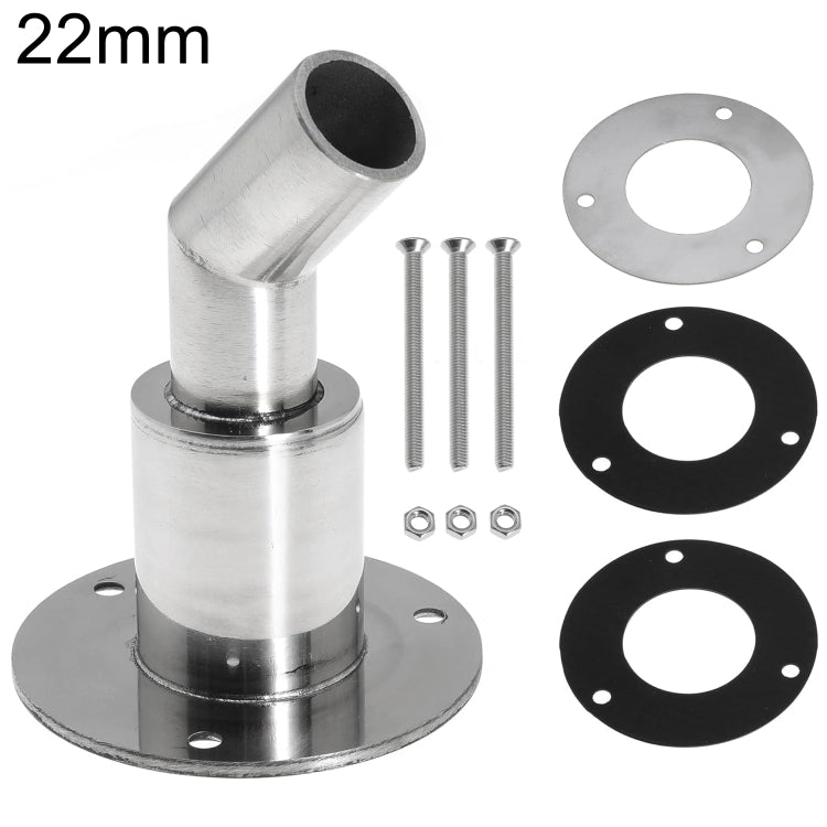 22mm Elbow Marine Parking Heater Stainless Steel Vent - Marine Accessories & Parts by PMC TechLife | Online Shopping South Africa | PMC TechLife | Buy Now Pay Later Mobicred
