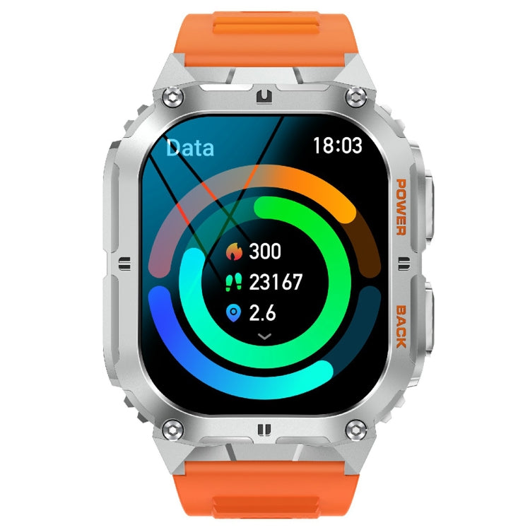 LEMFO K61 Pro 1.96 inch BT5.0 Sport Smart Watch, Support Bluetooth Call / Sleep / Blood Oxygen / Heart Rate / Blood Pressure Health Monitor(Orange) - free shipping - PMC TechLife - Order now!