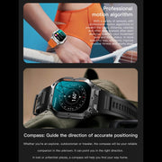 LEMFO K61 Pro 1.96 inch BT5.0 Sport Smart Watch, Support Bluetooth Call / Sleep / Blood Oxygen / Heart Rate / Blood Pressure Health Monitor(Black)