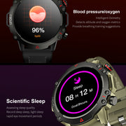 LEMFO TF10 Pro 1.53 inch BT5.2 IP67 Sport Smart Watch, Support Bluetooth Call / Sleep / Blood Oxygen / Heart Rate / Long Sitting Health Monitor(Black)
