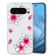 For Google Pixel 9 Colored Drawing Pattern Transparent TPU Phone Case(Sakura) - Google Cases by PMC TechLife | Online Shopping South Africa | PMC TechLife | Buy Now Pay Later Mobicred