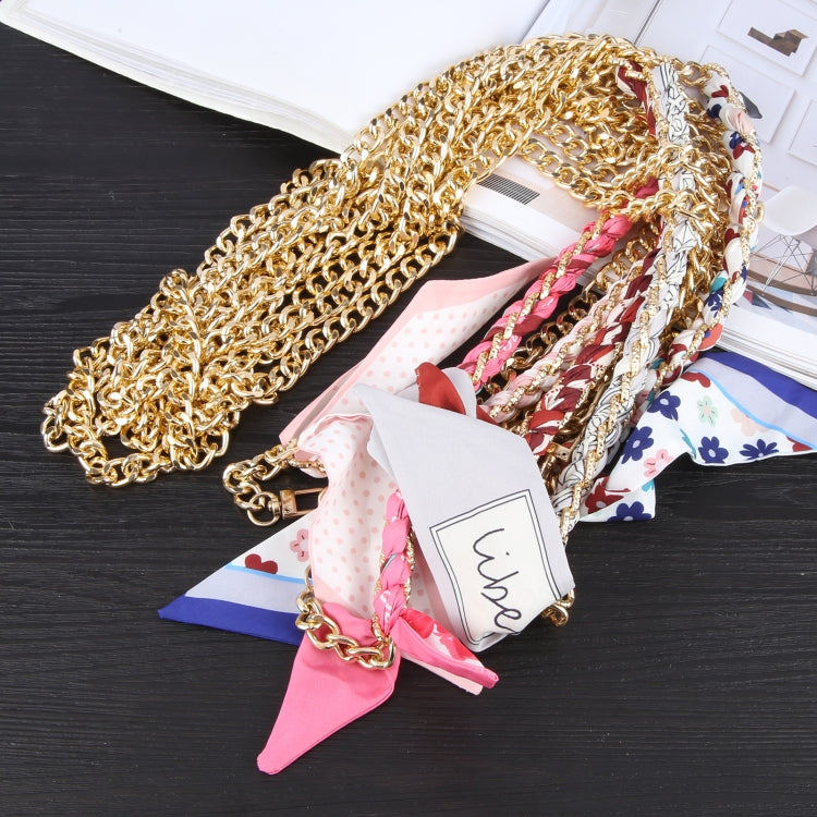 Mobile Phone Anti-lost Silk Scarf Half Pack Long Lanyard(Blue)