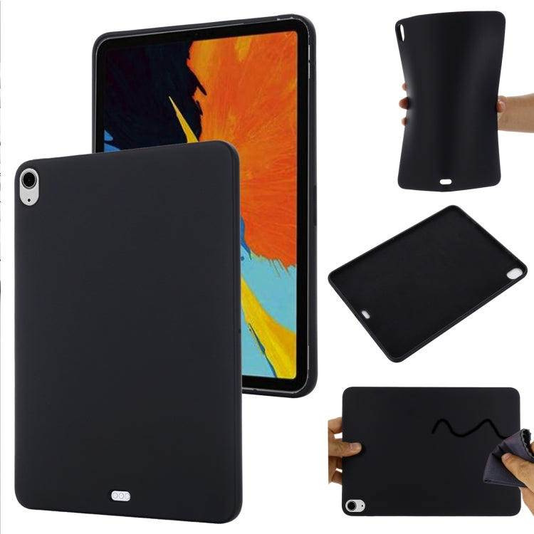 For iPad Air 13 2024 Pure Color Liquid Silicone Shockproof Tablet Case(Black) - iPad Air 13 2024 Cases by PMC TechLife | Online Shopping South Africa | PMC TechLife | Buy Now Pay Later Mobicred