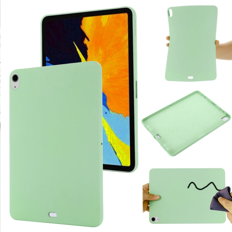 For iPad Air 13 2024 Pure Color Liquid Silicone Shockproof Tablet Case(Green) - iPad Air 13 2024 Cases by PMC TechLife | Online Shopping South Africa | PMC TechLife | Buy Now Pay Later Mobicred