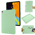 For iPad Air 13 2024 Pure Color Liquid Silicone Shockproof Tablet Case(Green) - iPad Air 13 2024 Cases by PMC TechLife | Online Shopping South Africa | PMC TechLife | Buy Now Pay Later Mobicred