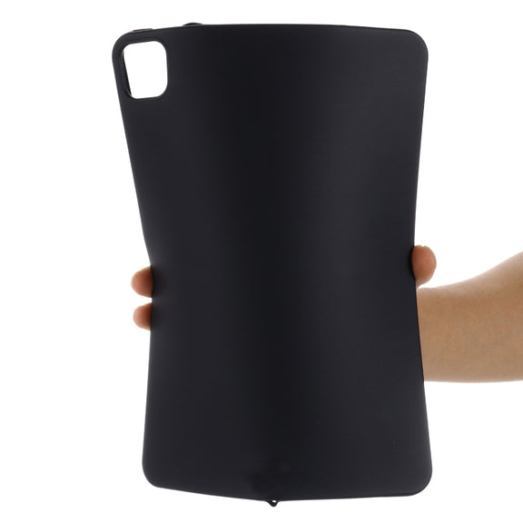 For iPad Pro 11 2024 Pure Color Liquid Silicone Shockproof Tablet Case(Black)