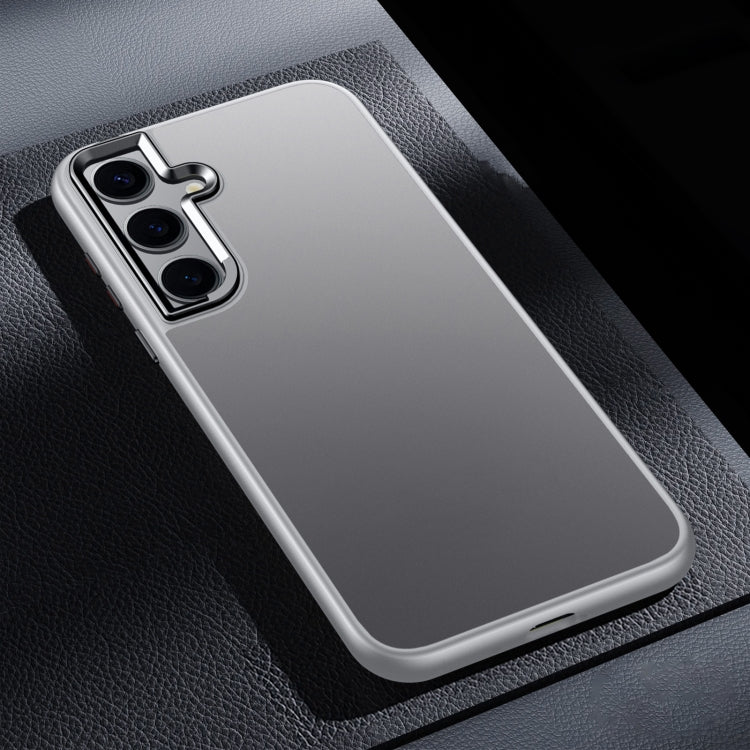 For Samsung Galaxy S24 5G SULADA Skin Feel Matte Shockproof Phone Case(Grey) - free shipping - PMC Jewellery - Order now!
