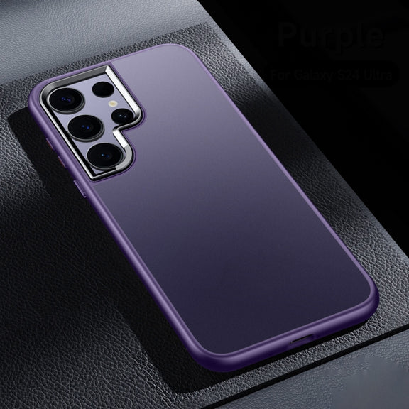 For Samsung Galaxy S24 Ultra 5G SULADA Skin Feel Matte Shockproof Phone Case(Purple)