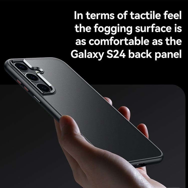 For Samsung Galaxy S24+ 5G SULADA Skin Feel Matte Shockproof Phone Case(Black)