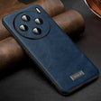 For vivo X100 SULADA Shockproof TPU + Handmade Leather Phone Case(Blue) - vivo Cases by SULADA | Online Shopping South Africa | PMC Jewellery | Buy Now Pay Later Mobicred
