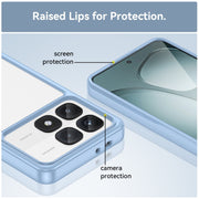 For Redmi K70 Ultra Colorful Series Acrylic Hybrid TPU Phone Case(Blue)