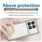 For Redmi K70 Ultra Colorful Series Acrylic Hybrid TPU Phone Case(Transparent Grey)
