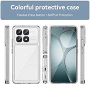 For Redmi K70 Ultra Colorful Series Acrylic Hybrid TPU Phone Case(Transparent)