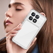For Redmi K70 Ultra Colorful Series Acrylic Hybrid TPU Phone Case(Transparent)