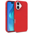 For iPhone 16 Plus Wheat Straw TPU Phone Case(Red) - iPhone 16 Plus Cases by PMC TechLife | Online Shopping South Africa | PMC TechLife | Buy Now Pay Later Mobicred