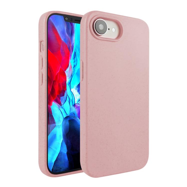 For iPhone 16e Wheat Straw TPU Phone Case(Pink) - iPhone 16e Cases by PMC TechLife | Online Shopping South Africa | PMC TechLife | Buy Now Pay Later Mobicred