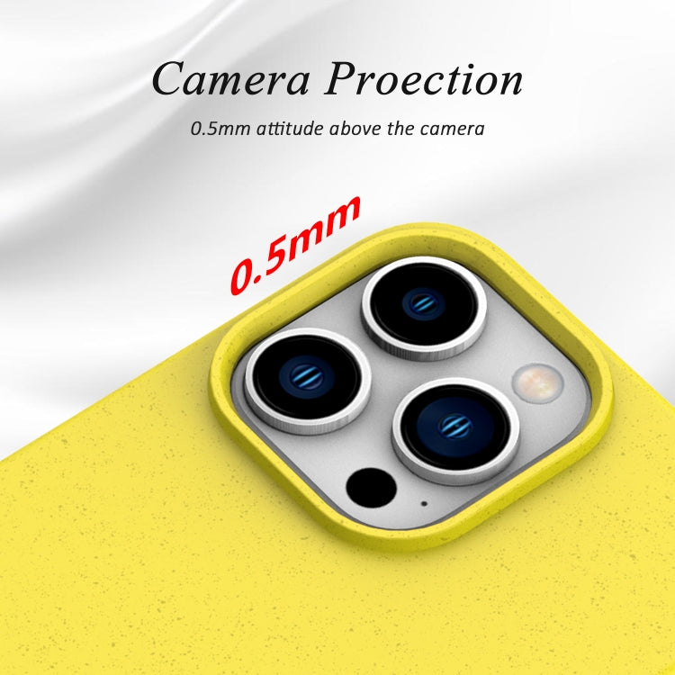 For iPhone 16 Wheat Straw TPU Phone Case(Yellow) - iPhone 16 Cases by PMC TechLife | Online Shopping South Africa | PMC TechLife | Buy Now Pay Later Mobicred