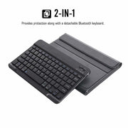 ST500 For Samsung Galaxy Tab A7 T500/T505 10.4 inch 2020 Ultra-thin Detachable Bluetooth Keyboard Leather Tablet Case with Stand & Sleep Function & Backlight(Rose Gold)