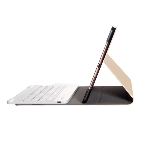 ST870S For Samsung Galaxy Tab S7 T870/T875 11 inch 2020 Ultra-thin Detachable Bluetooth Keyboard Leather Tablet Case with Stand & Sleep Function & Backlight(Gold)
