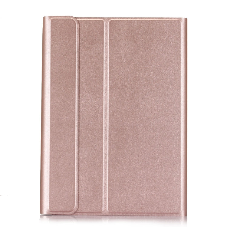 ST870S For Samsung Galaxy Tab S7 T870/T875 11 inch 2020 Ultra-thin Detachable Bluetooth Keyboard Leather Tablet Case with Stand & Sleep Function & Backlight(Rose Gold)