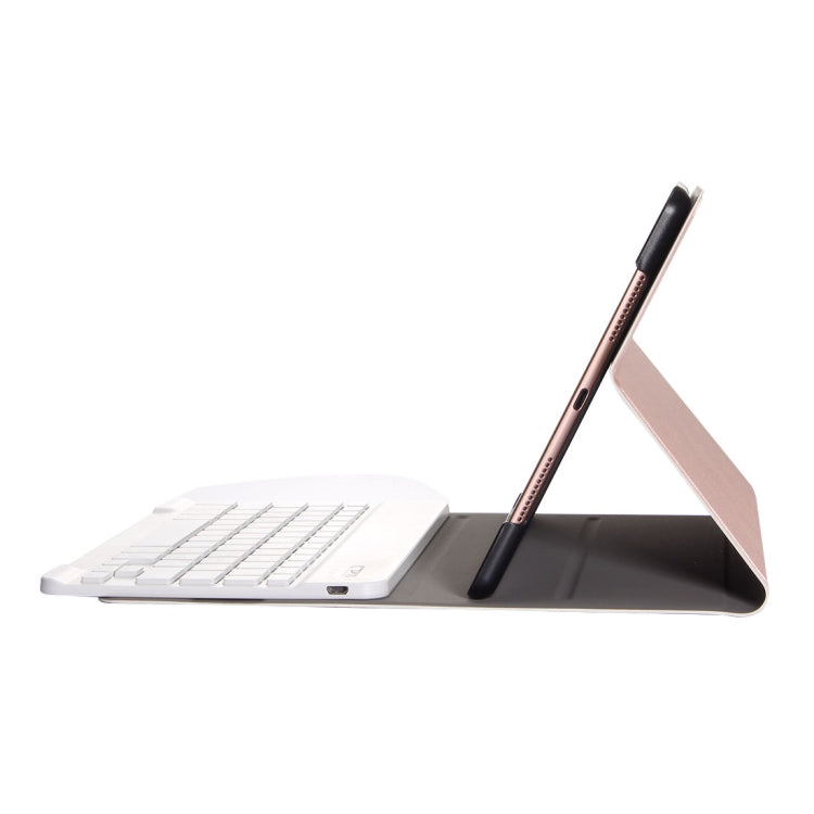 ST870S For Samsung Galaxy Tab S7 T870/T875 11 inch 2020 Ultra-thin Detachable Bluetooth Keyboard Leather Tablet Case with Stand & Sleep Function & Backlight(Rose Gold)