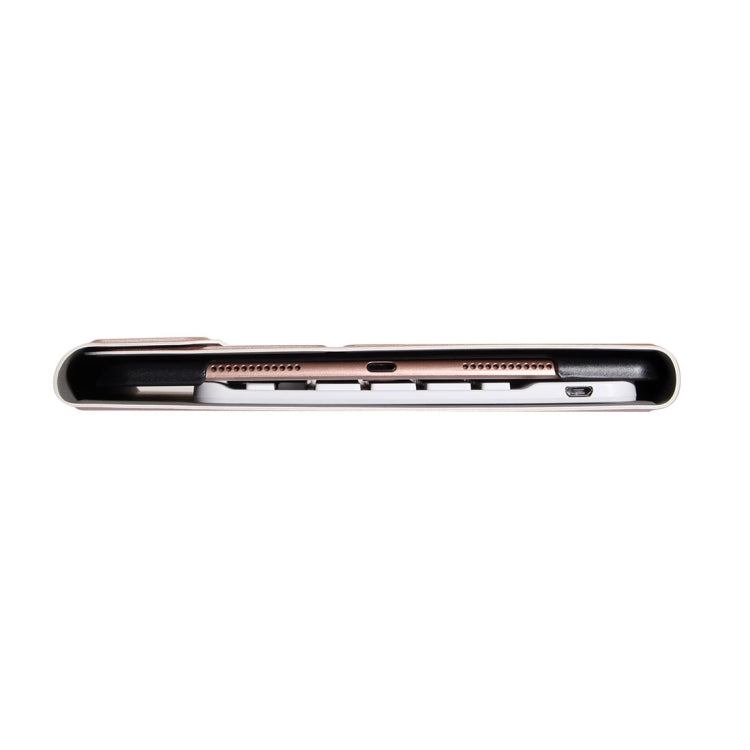 ST870S For Samsung Galaxy Tab S7 T870/T875 11 inch 2020 Ultra-thin Detachable Bluetooth Keyboard Leather Tablet Case with Stand & Sleep Function & Backlight(Rose Gold)
