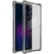 For HTC U24 Pro imak Shockproof Airbag TPU Phone Case(Transparent Black) - More Brand by imak | Online Shopping South Africa | PMC TechLife | Buy Now Pay Later Mobicred