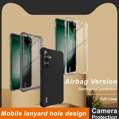 For Samsung Galaxy S24 FE 5G imak Shockproof Airbag TPU Phone Case(Matte Black) - free shipping - PMC Jewellery - Order now!