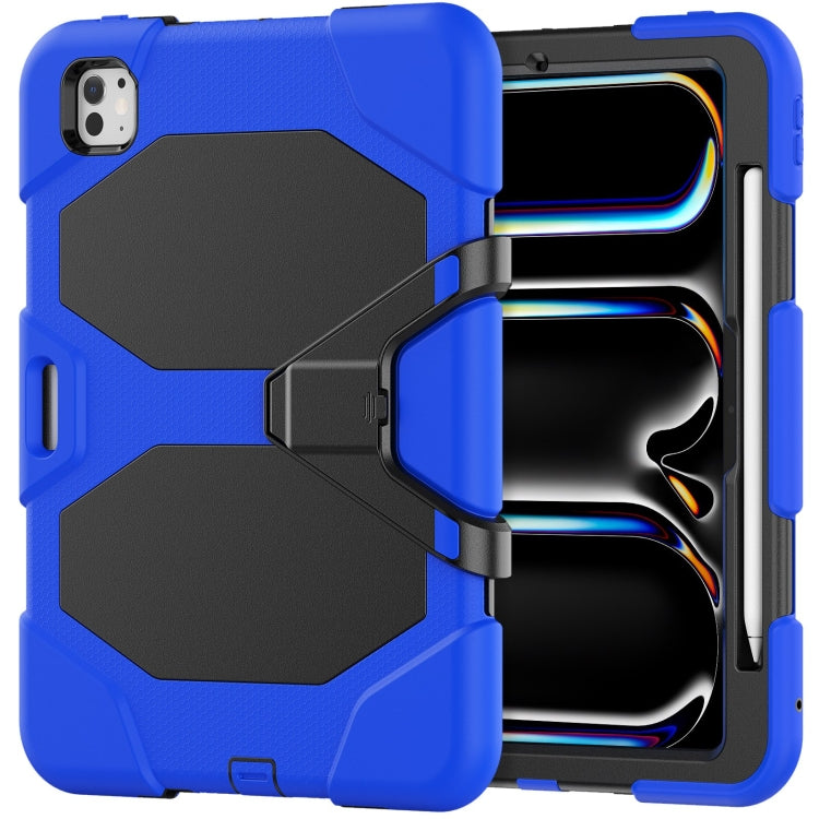 For iPad Pro 11 2024 Colorful Silicone Heavy Duty Hybrid PC Tablet Case(Dark Blue) - iPad Pro 11 2024 Cases by PMC TechLife | Online Shopping South Africa | PMC TechLife | Buy Now Pay Later Mobicred